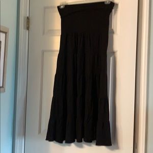 Sleeveless black dress